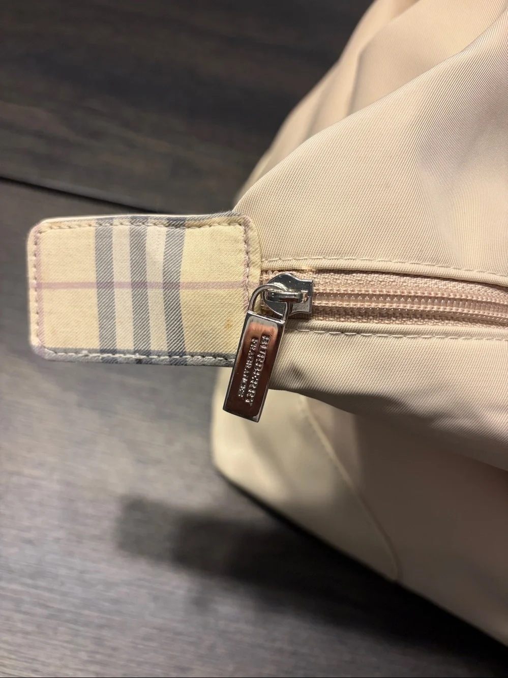 Burberry Fragrances Large Cream Beige Weekender Travel Duffel Bag
